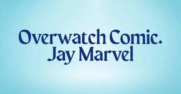 Overwatch Comic. Jay Marvel